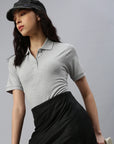 Women-whale-cotton-polo-shirt-gris-chine-sidelook