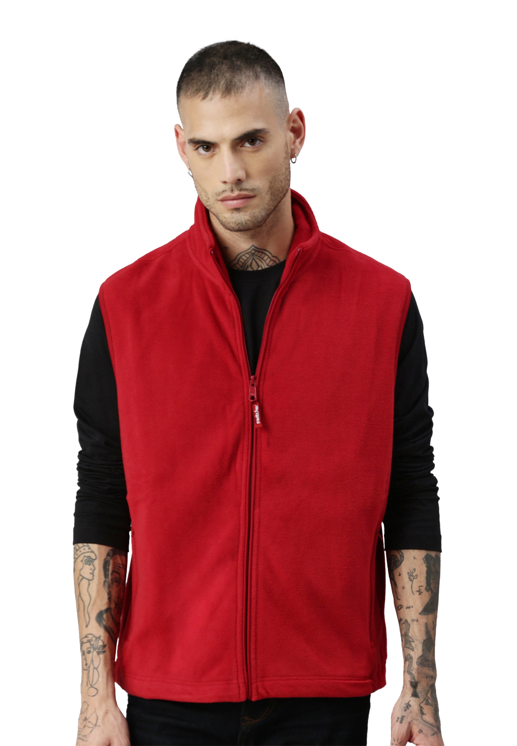 Switcher fleece cortina color/rouge