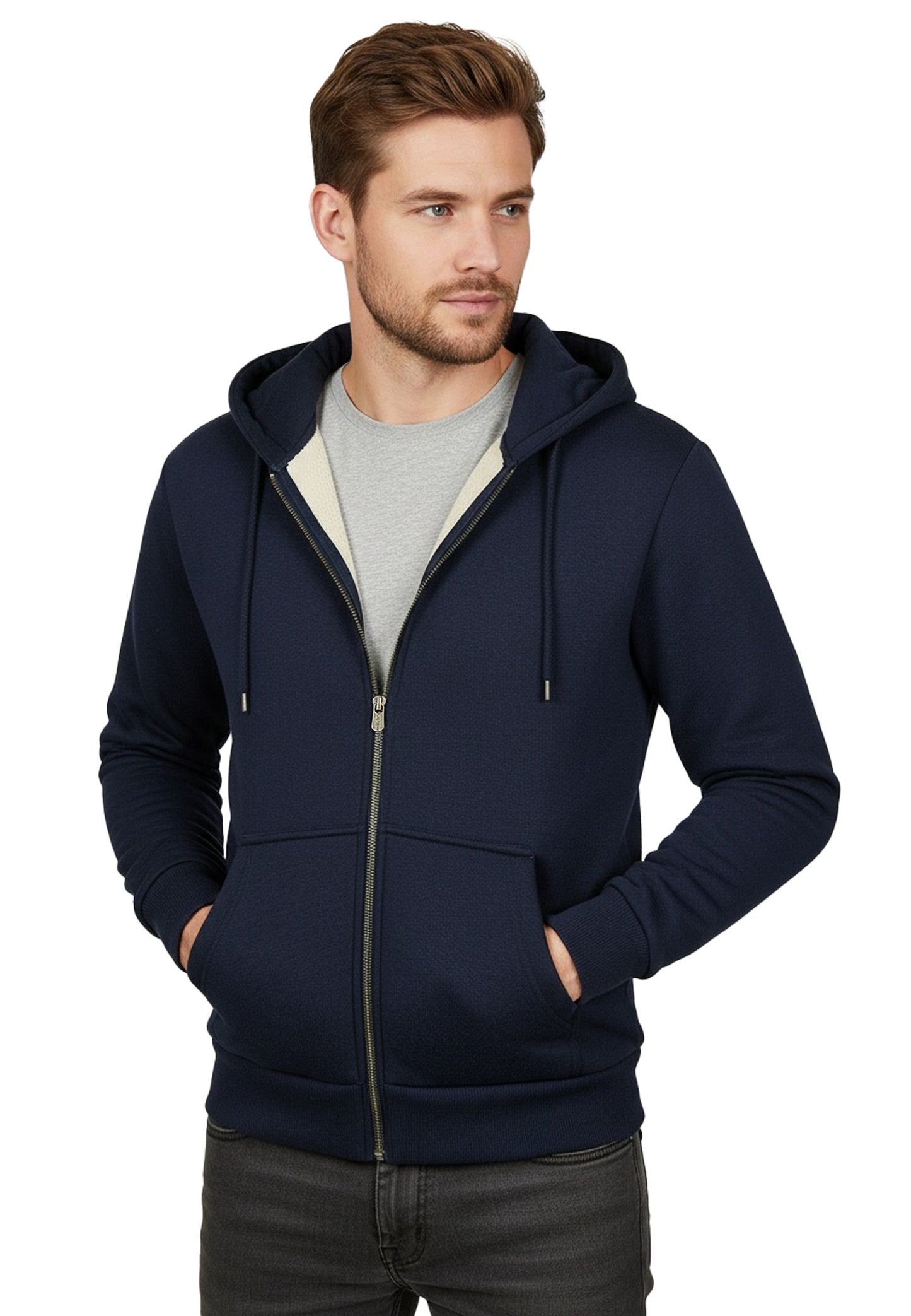 Switcher Sherpa Hoodie verbier color/20 navy