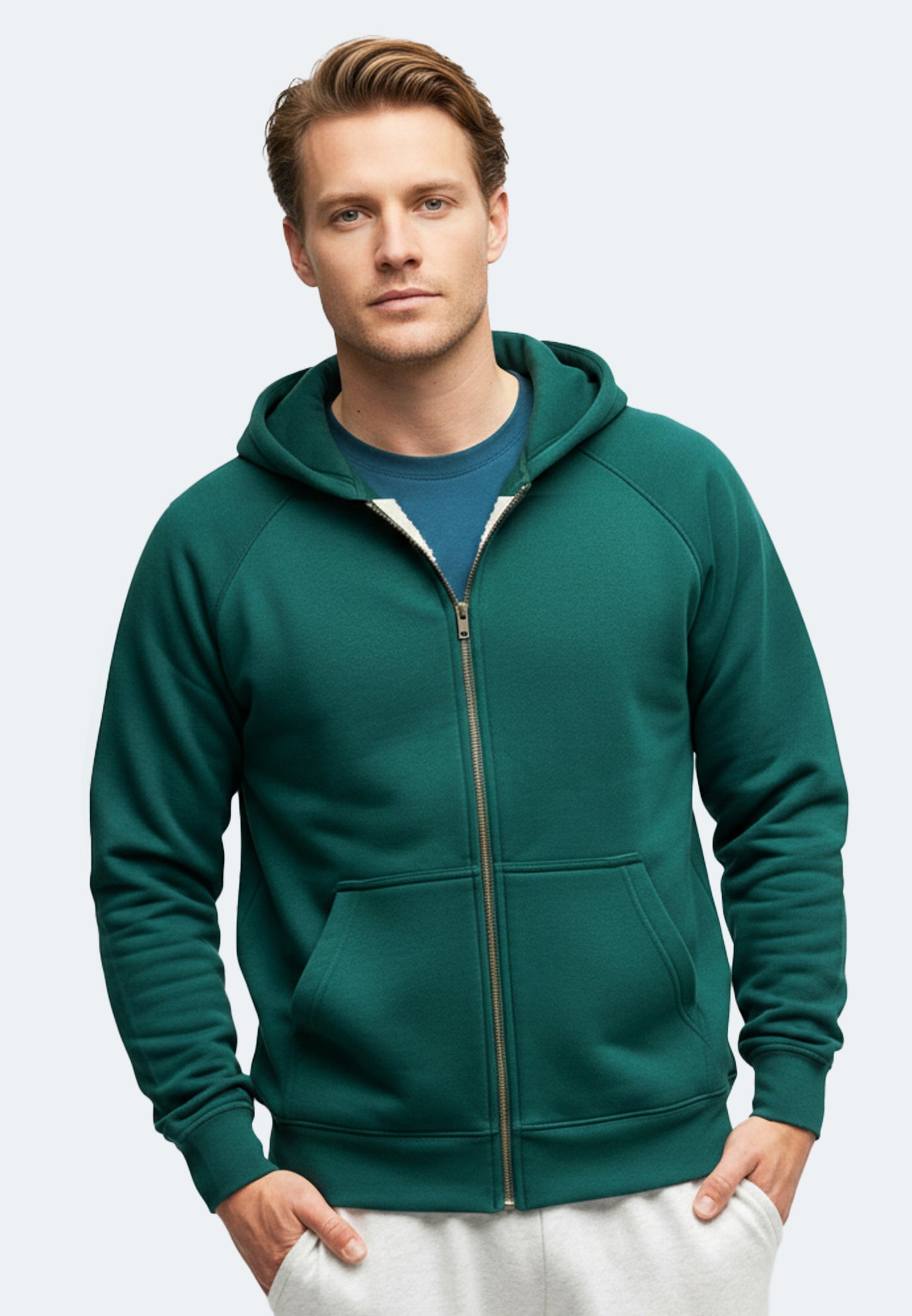 Switcher Sherpa Hoodie verbier color/345 foret
