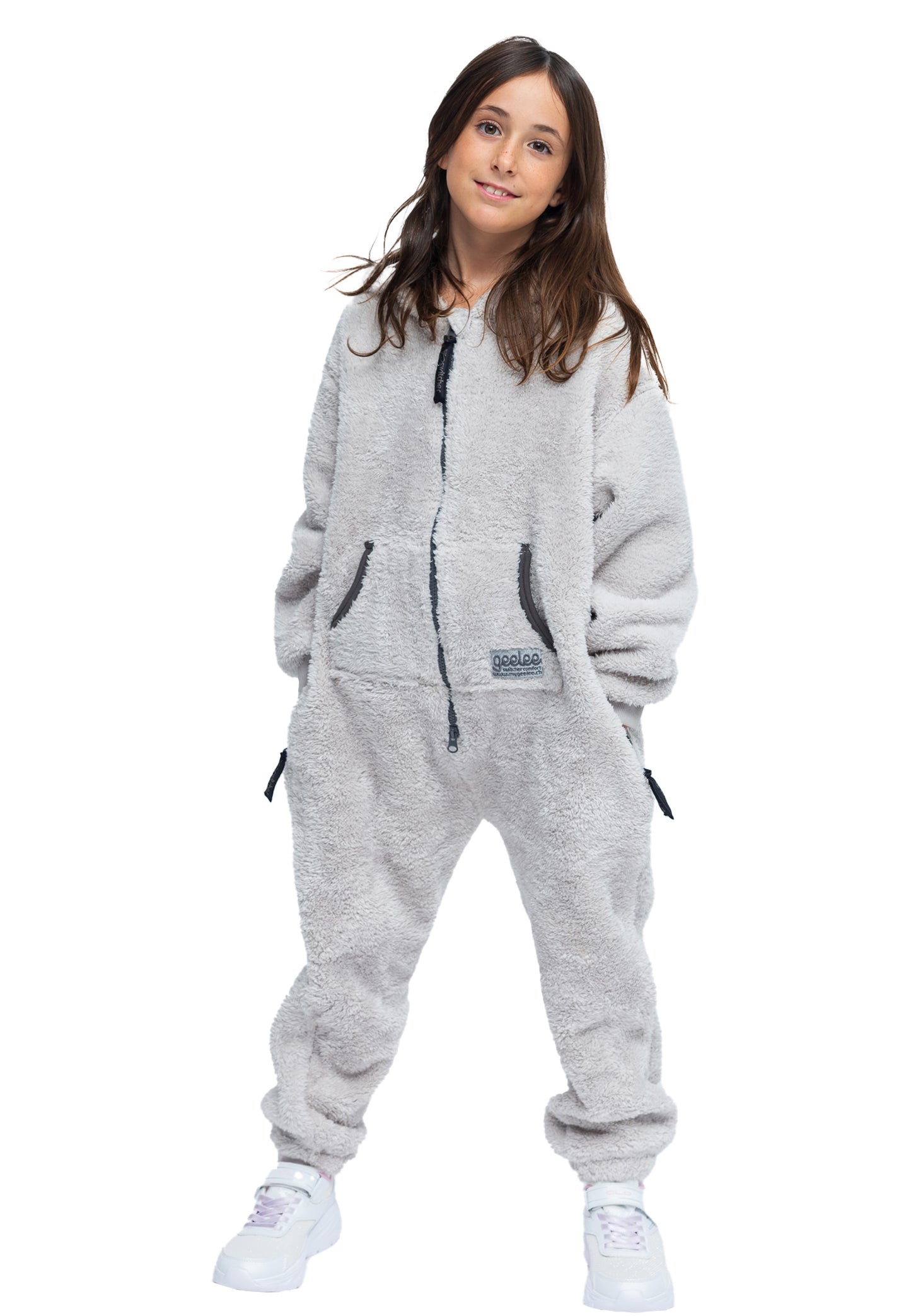 Switcher jumpsuit geelee bear kids jumpsuit color/42 gris chine