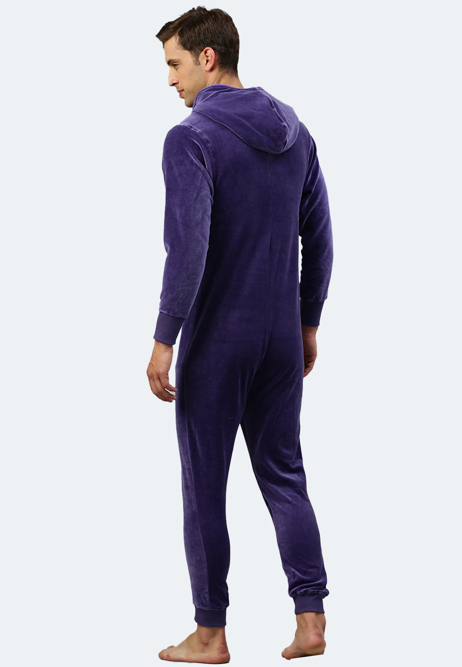 Switcher jumpsuit geeleevelvet color/734 violin