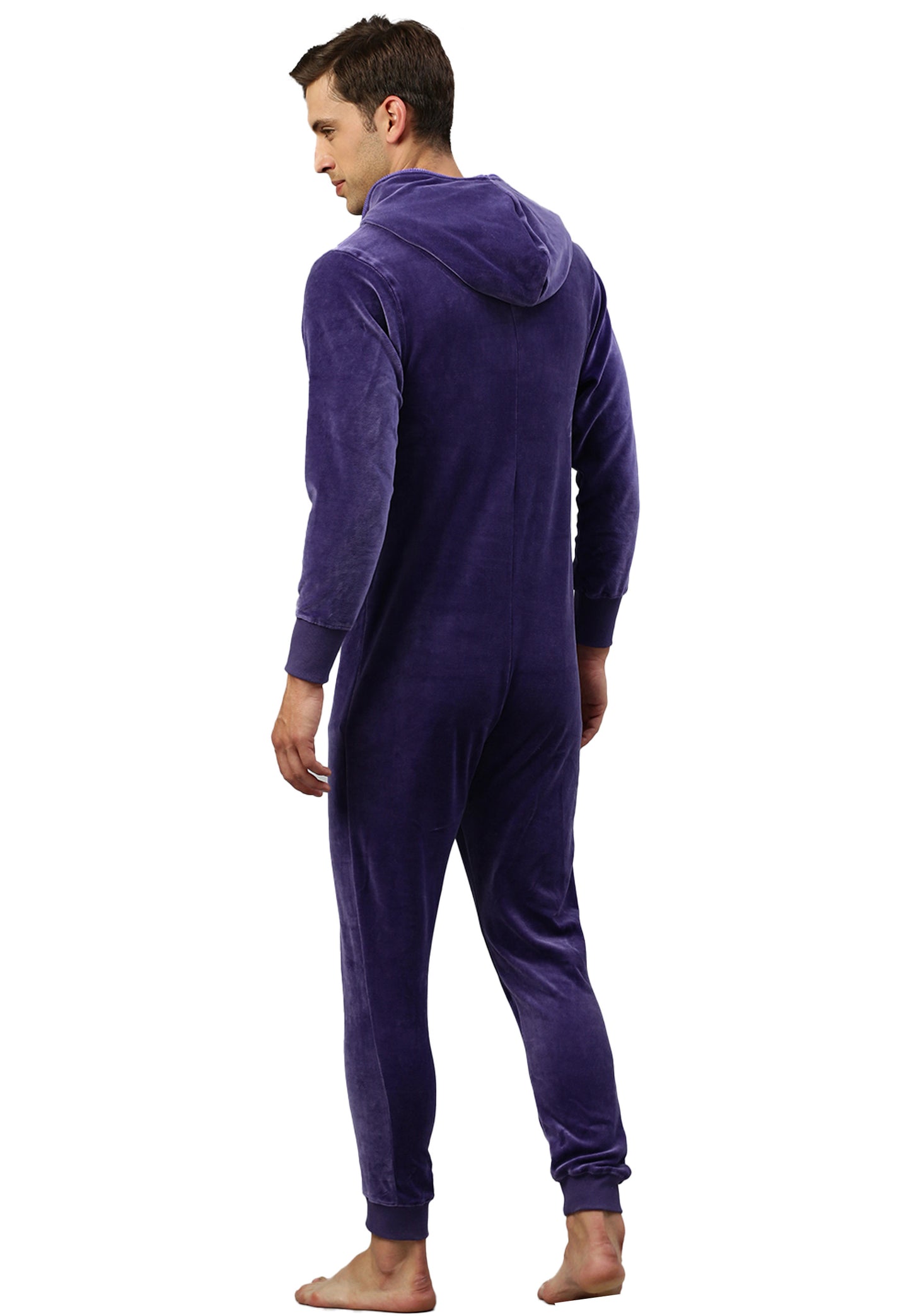 Switcher jumpsuit geeleevelvet color/734 violin
