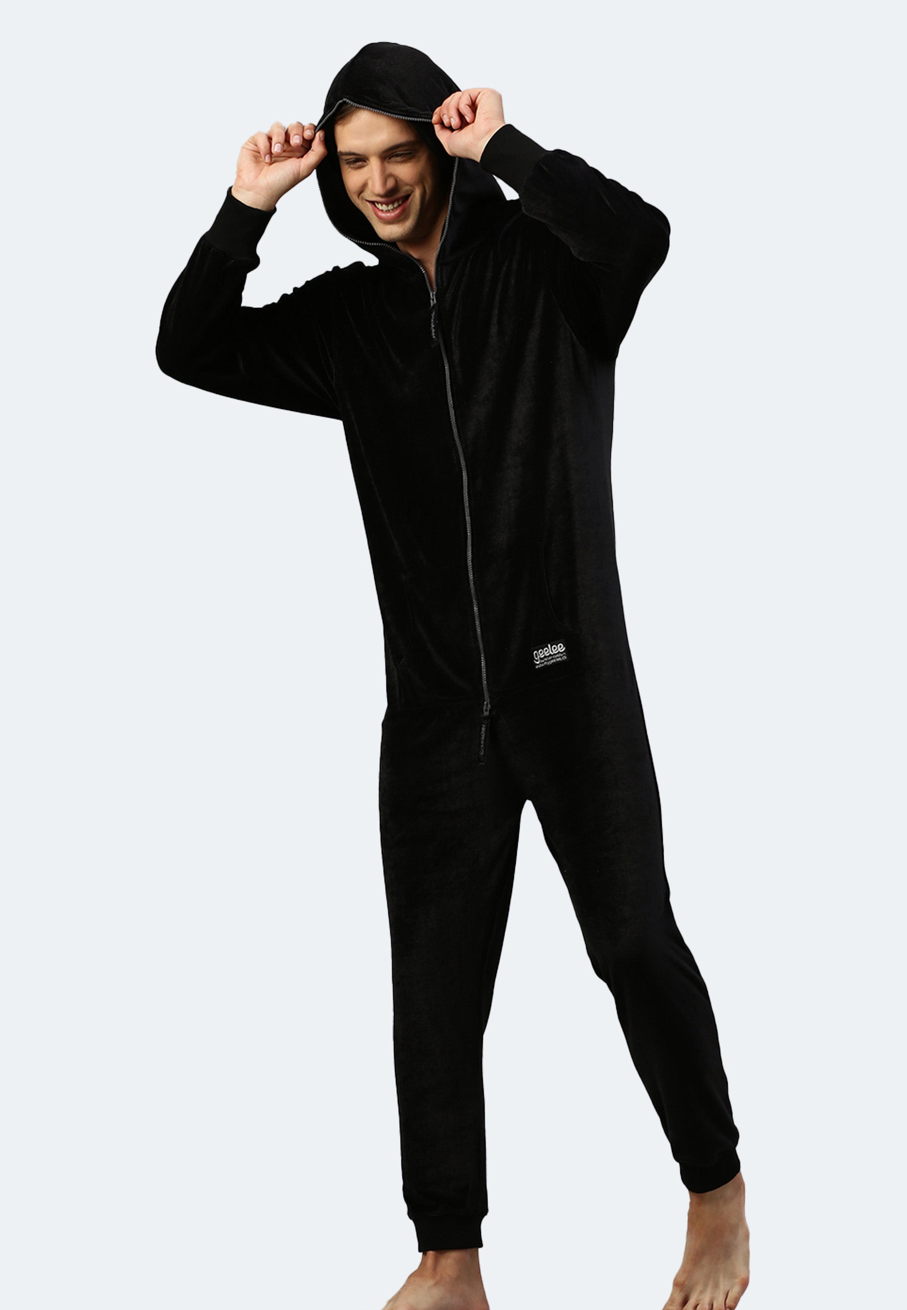 Switcher jumpsuit geeleevelvet color/40 noir