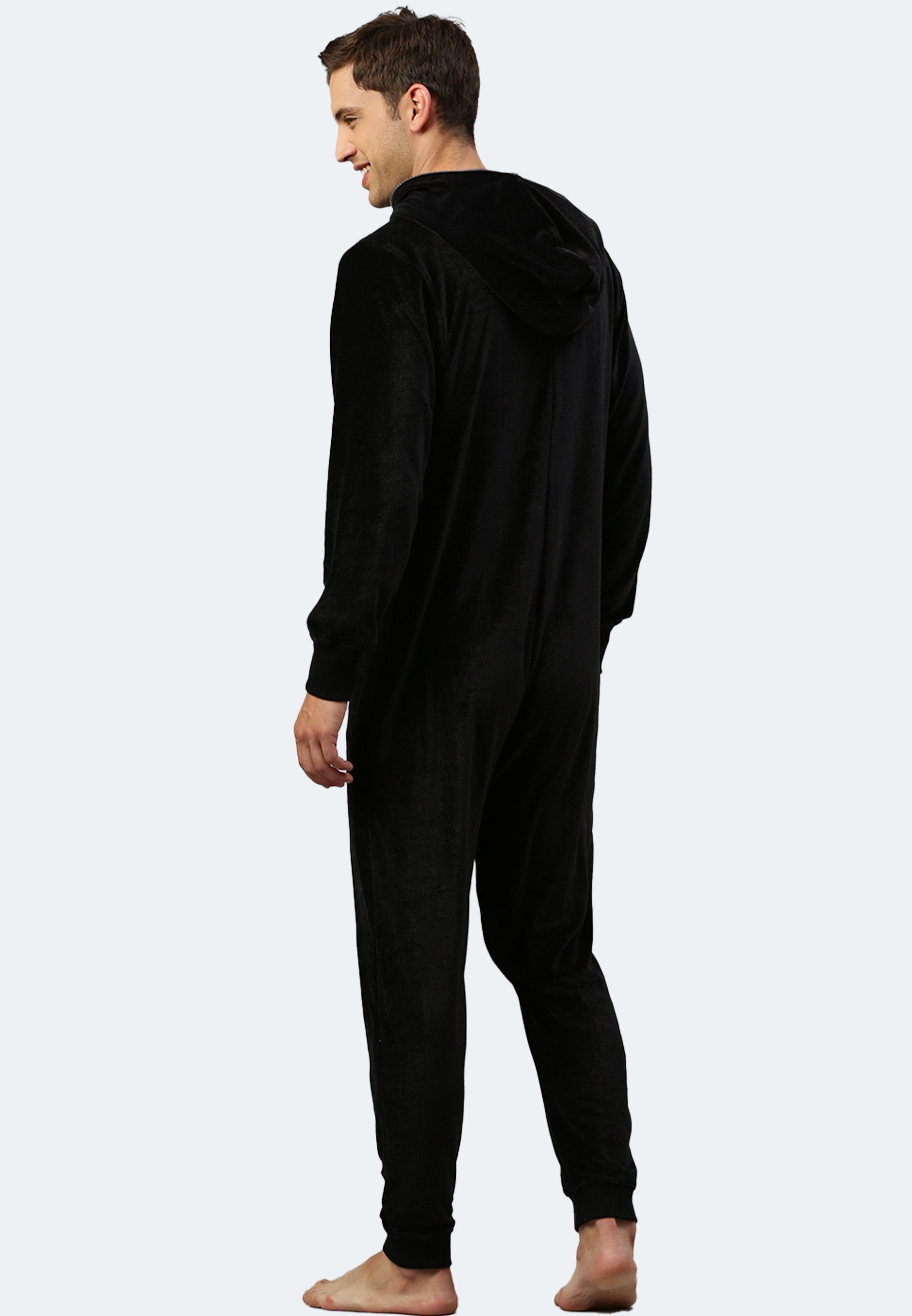 Switcher jumpsuit geeleevelvet color/40 noir