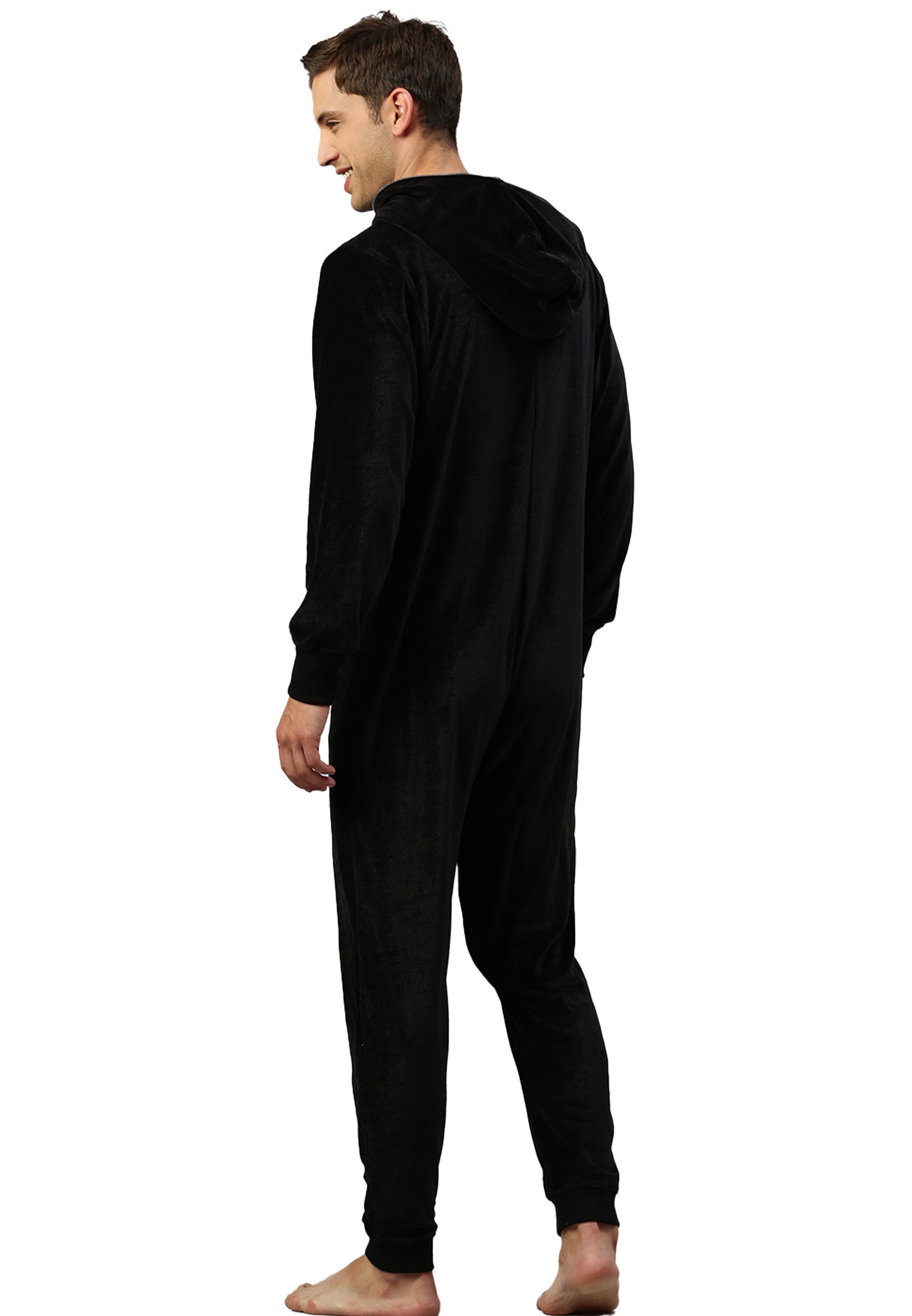 Switcher jumpsuit geeleevelvet color/40 noir