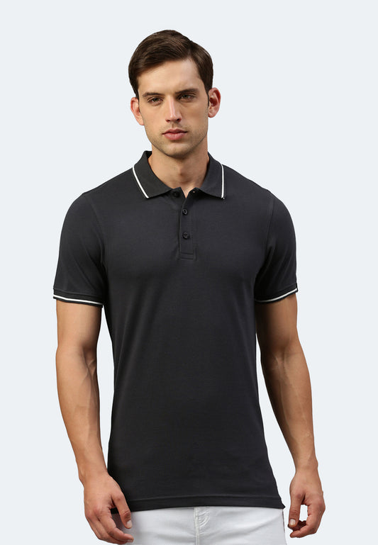 Switcher men's polo ben color/410 arsenic