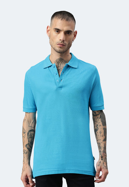 Switcher men's polo john color/288 blue bay