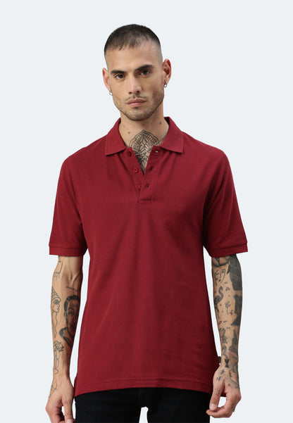 Switcher men's polo john color/158 burgundy