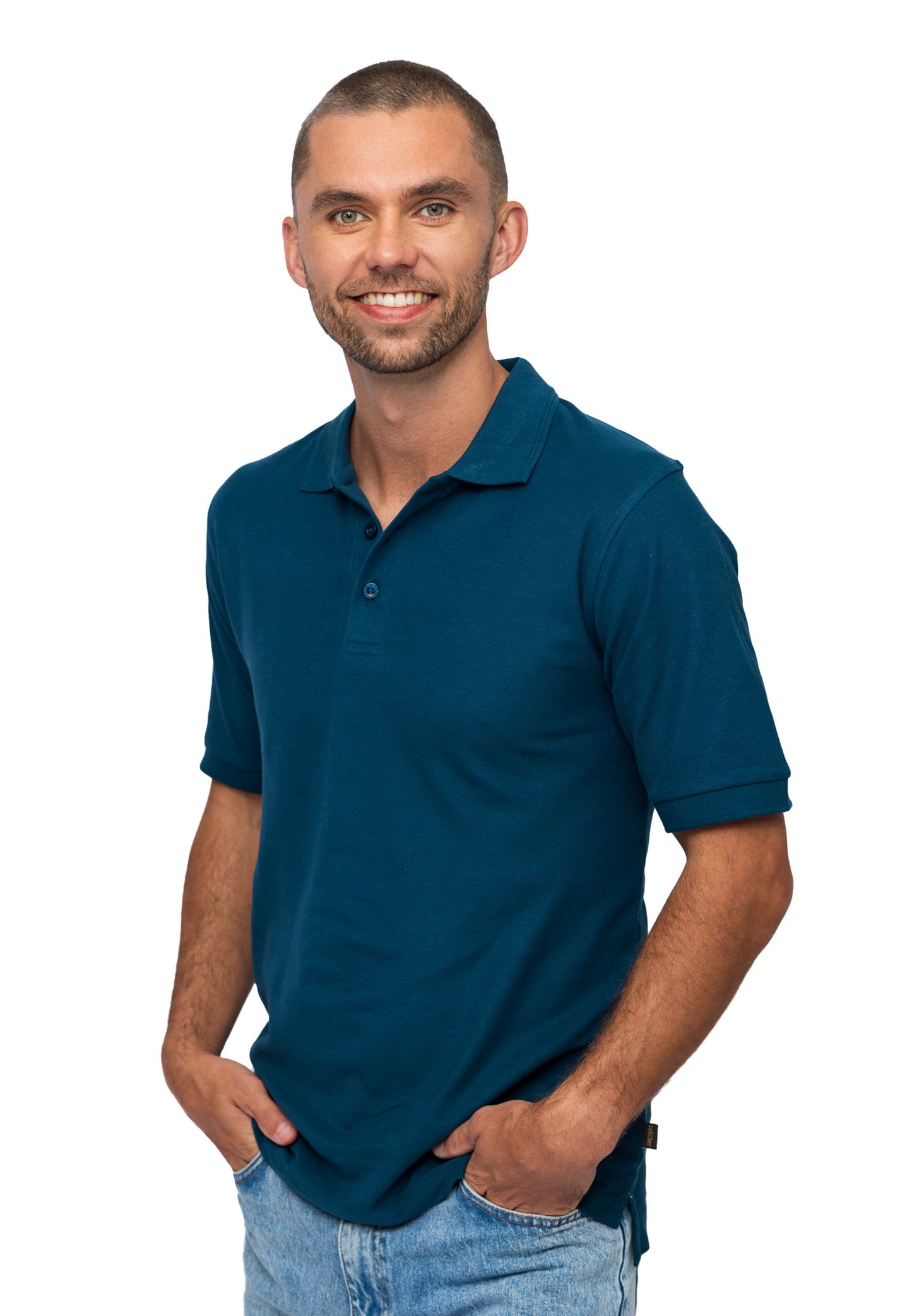 Switcher men's polo john color/245 petrol