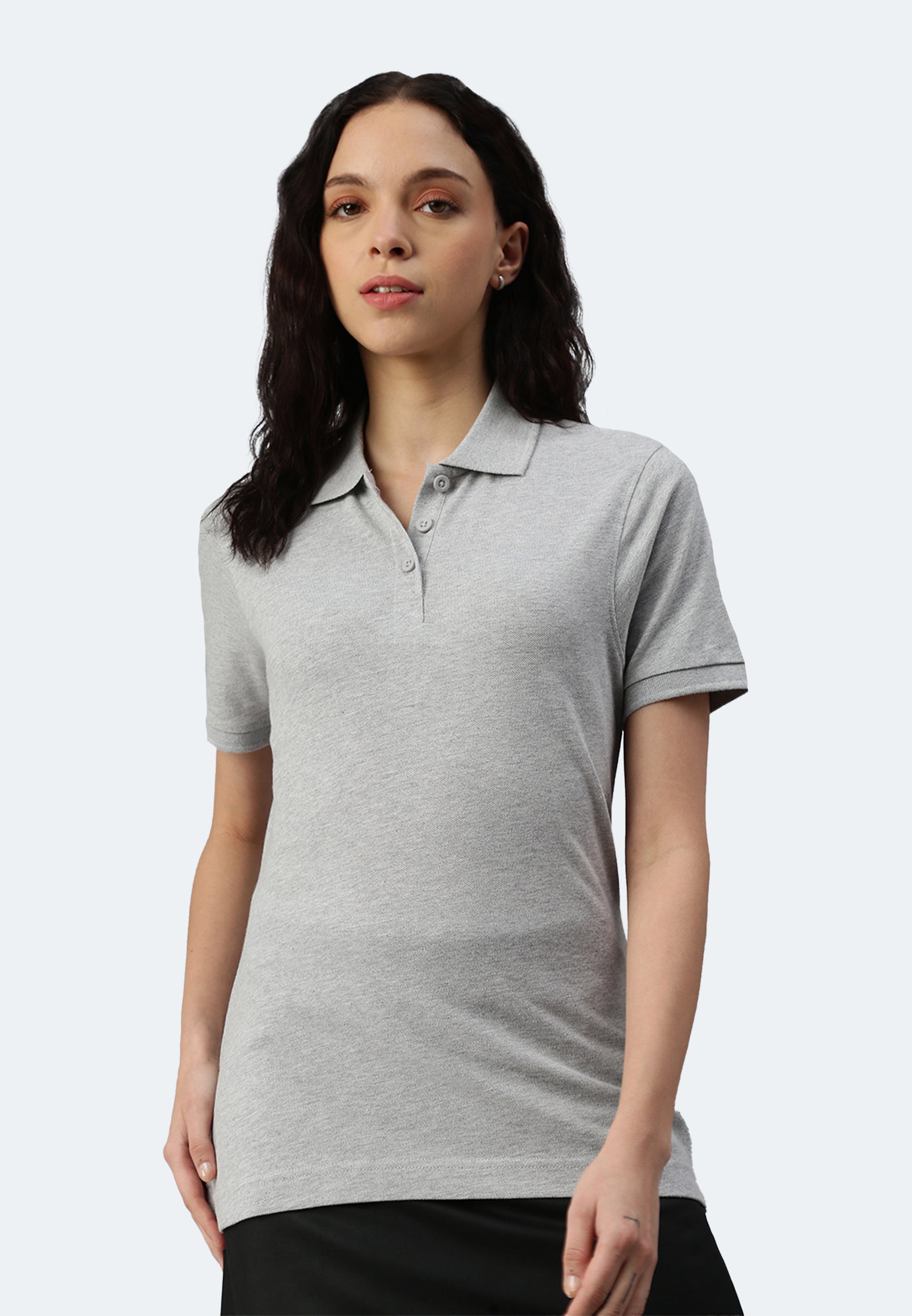 Switcher polo Lady whale color/gris chine