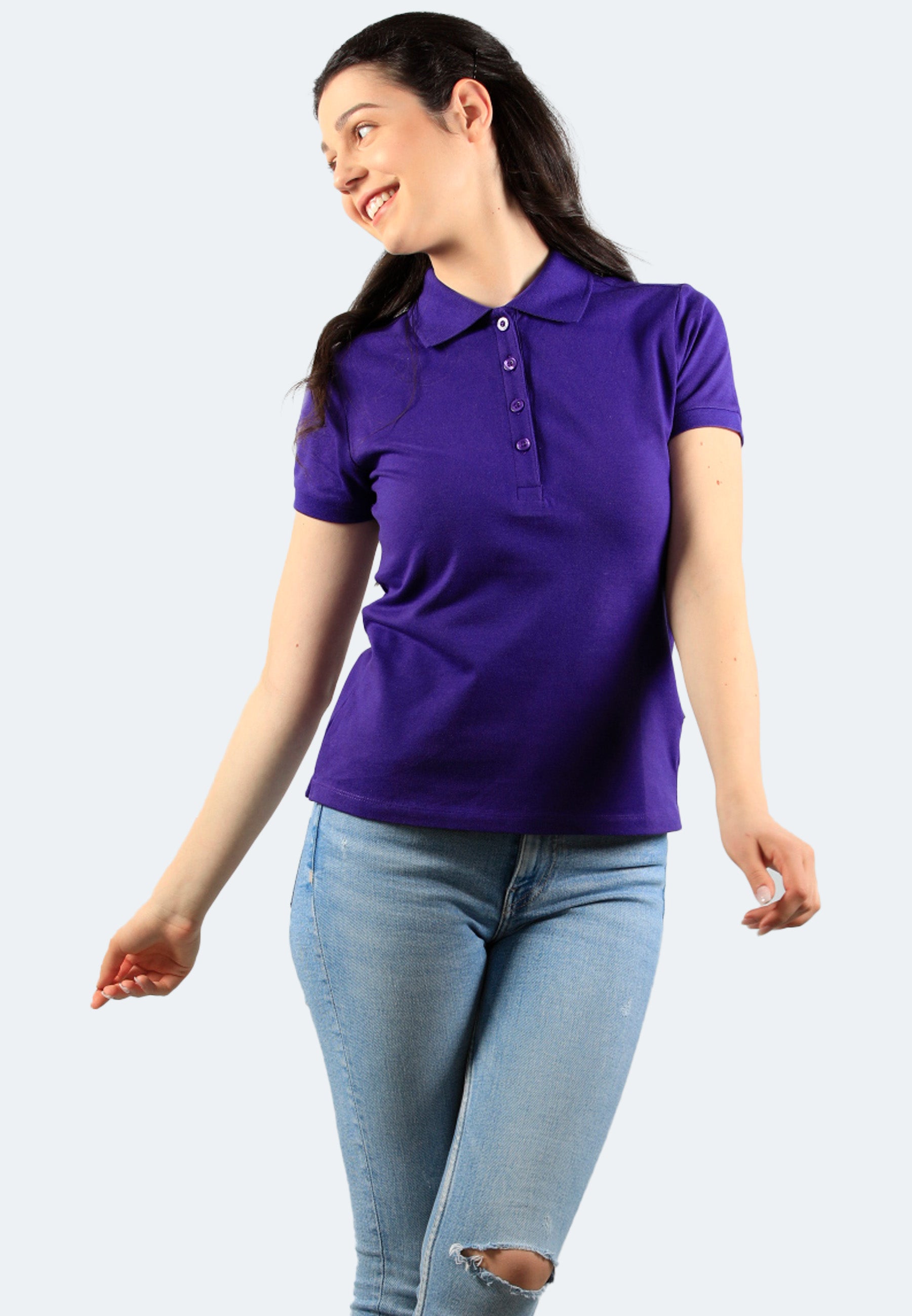 Switcher Lady polo stacy color/purple