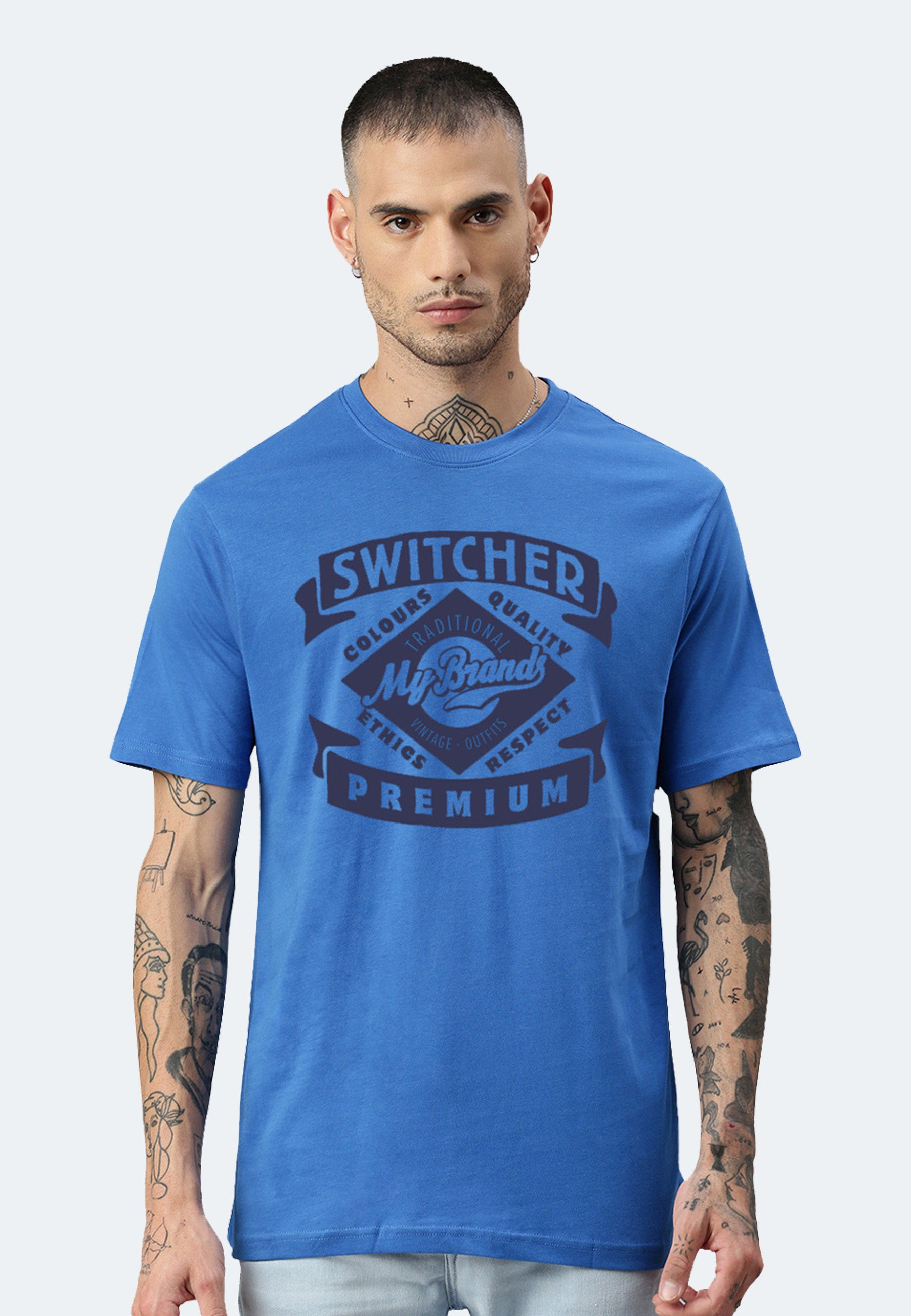 Switcher shirt Gilles color/286 windows blue