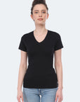 2-pack stretch T-shirt V-neck Giorgia