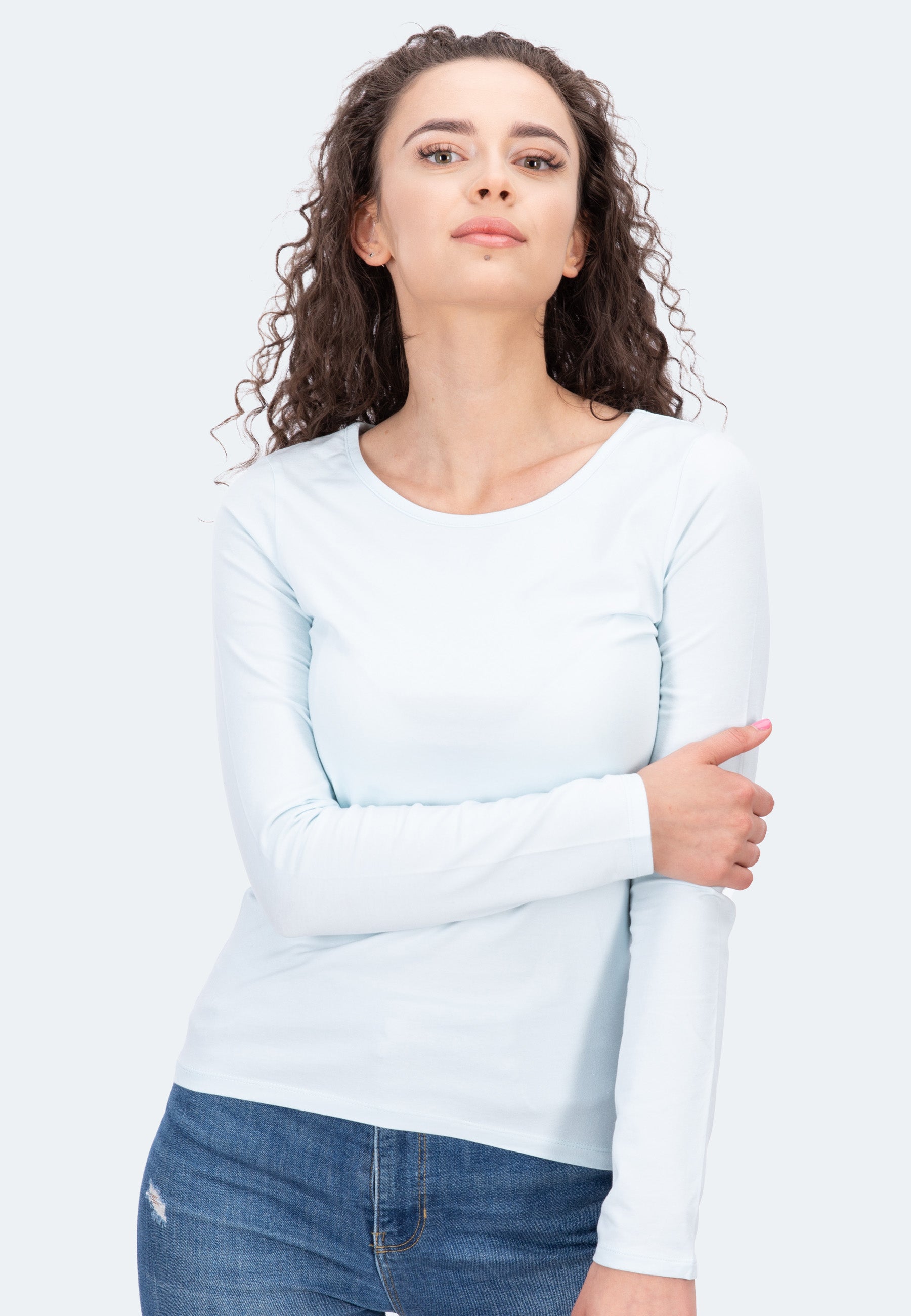 Stretch long sleeve T-shirt Liliane