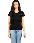 Round neck ribbed T-shirt Sally