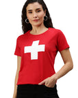 Helvetica T-Shirt Ladies V-Neck