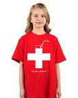 Switcher shirt kid's milk country color/10 rouge