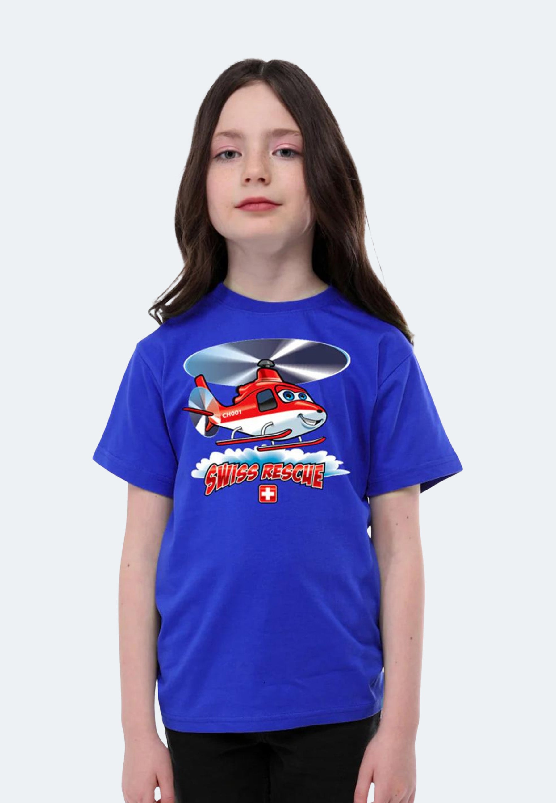 Switcher shirt kid's rescue color/259 ocean