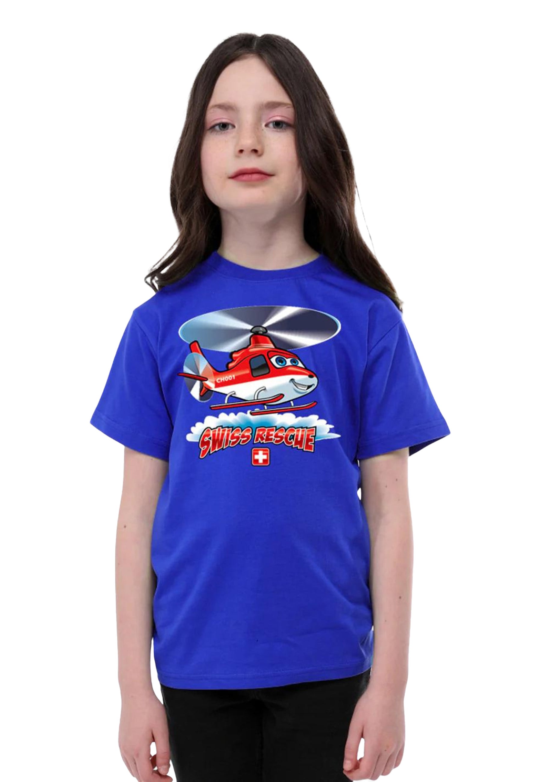 Switcher shirt kid's rescue color/259 ocean