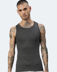 Men's ribbed tank top made from organic cotton Silvester