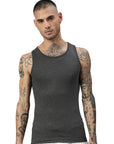 Men's ribbed tank top made from organic cotton Silvester