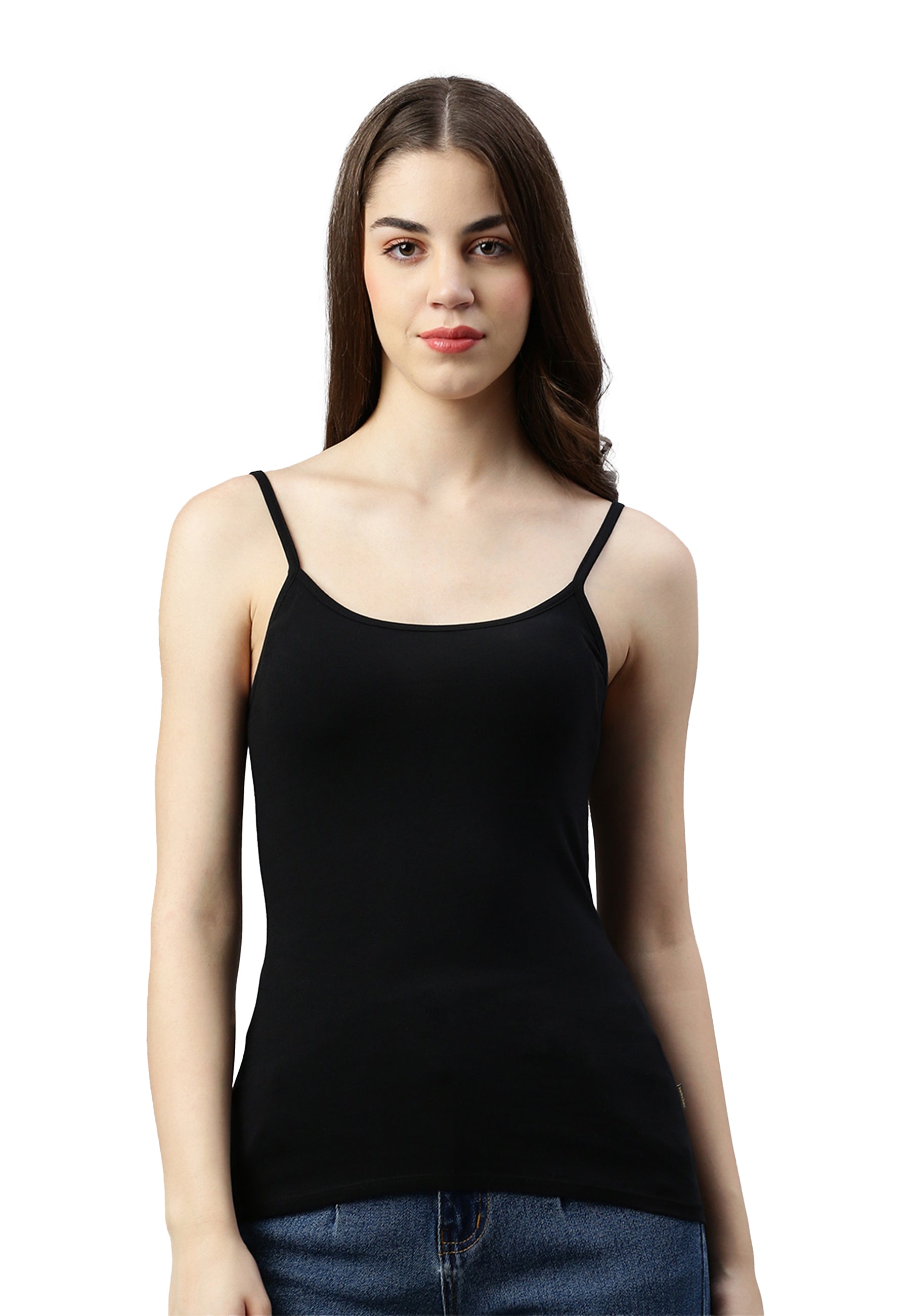 Stretch spaghetti top Muriel