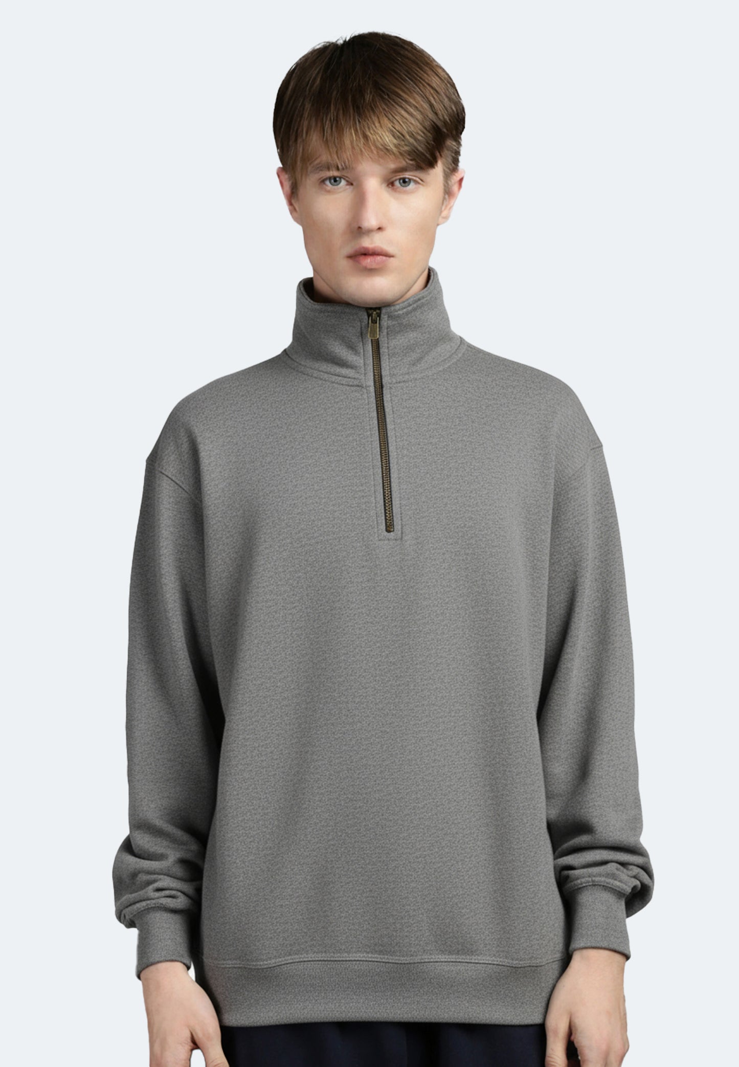 Switcher men's sweatshirt Oslo color/672 ebony chine