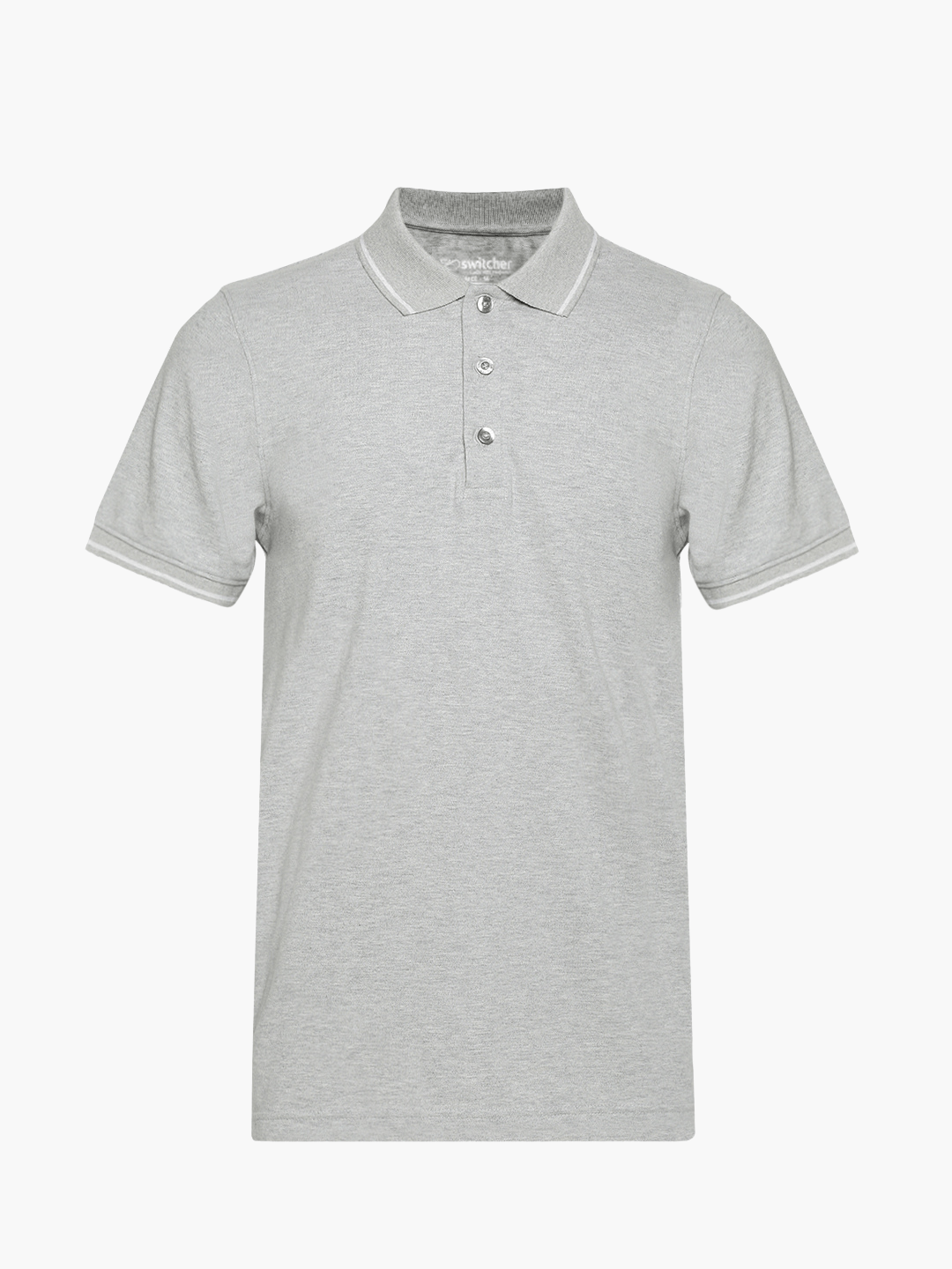 Contrast polo with elastane Ben 4002