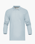 Long sleeve organic cotton piqué polo shirt Erik 4908