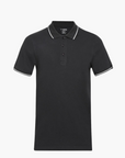 Contrast polo with elastane Ben 4002