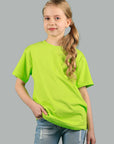 Children's T-shirt organic GOTS Baolino-limette-switcher