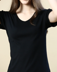 Stretch T-shirt V-neck Giorgia 2276