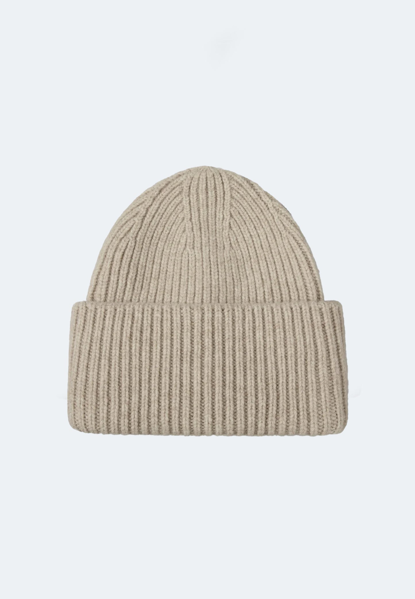 Merino wool beanie with high turn-up - Malo