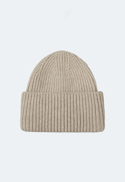 Merino wool beanie with high turn-up - Malo
