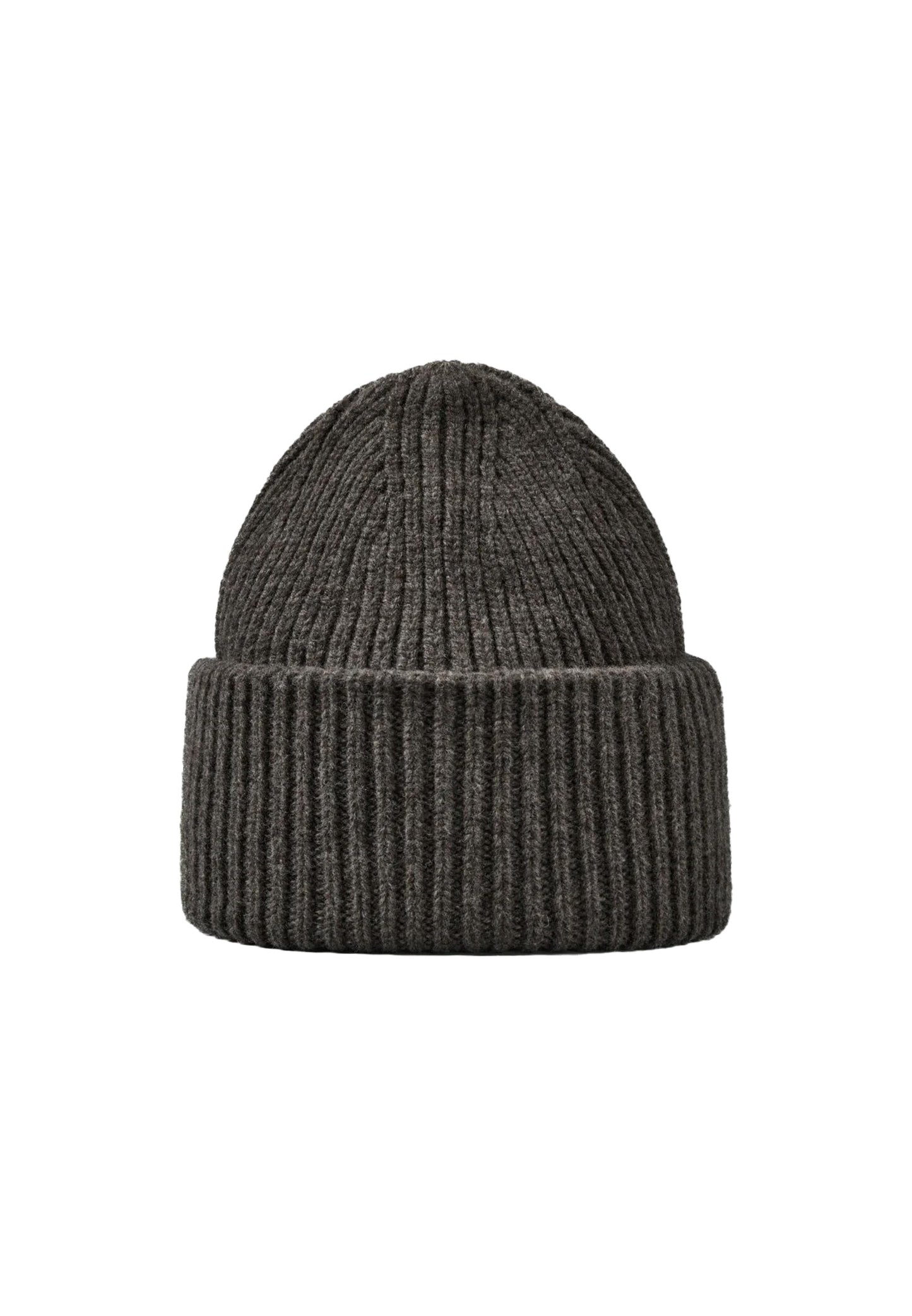 Merino wool beanie with high turn-up - Malo