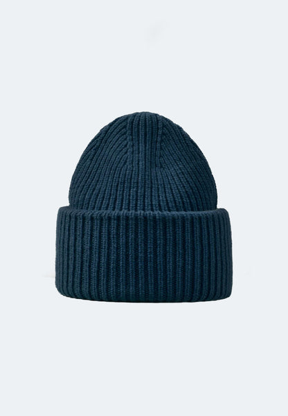 Merino wool beanie with high turn-up - Malo