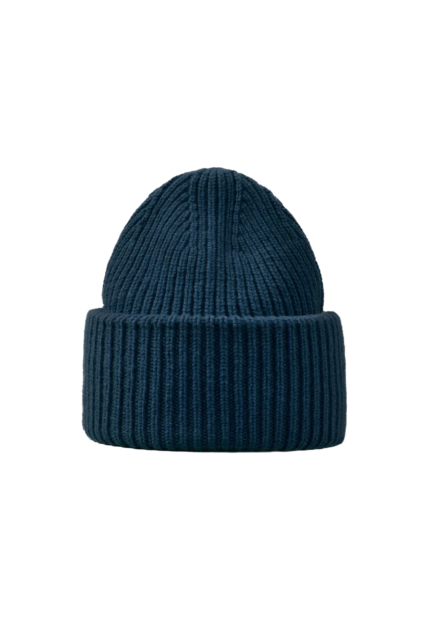 Merino wool beanie with high turn-up - Malo