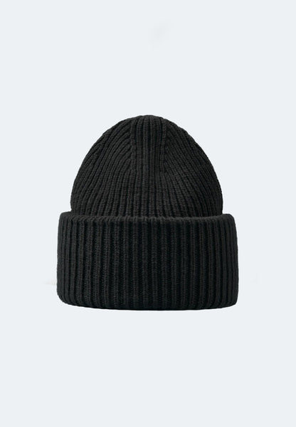Merino wool beanie with high turn-up - Malo