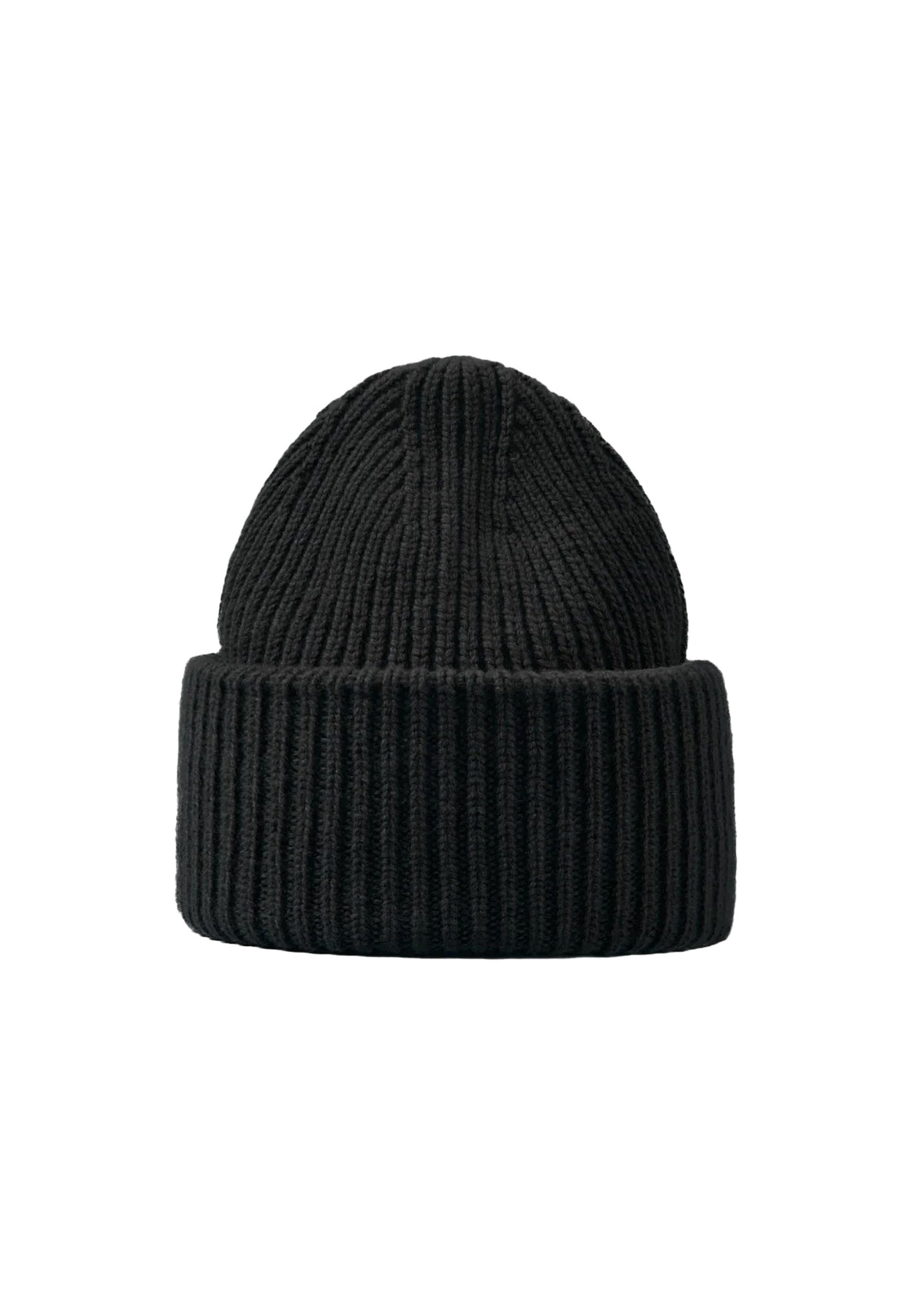 Merino wool beanie with high turn-up - Malo