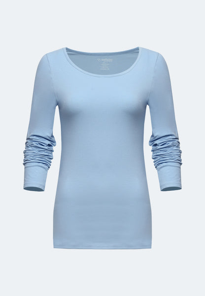 Switcher shirt Lady liliane color/205 blue soul