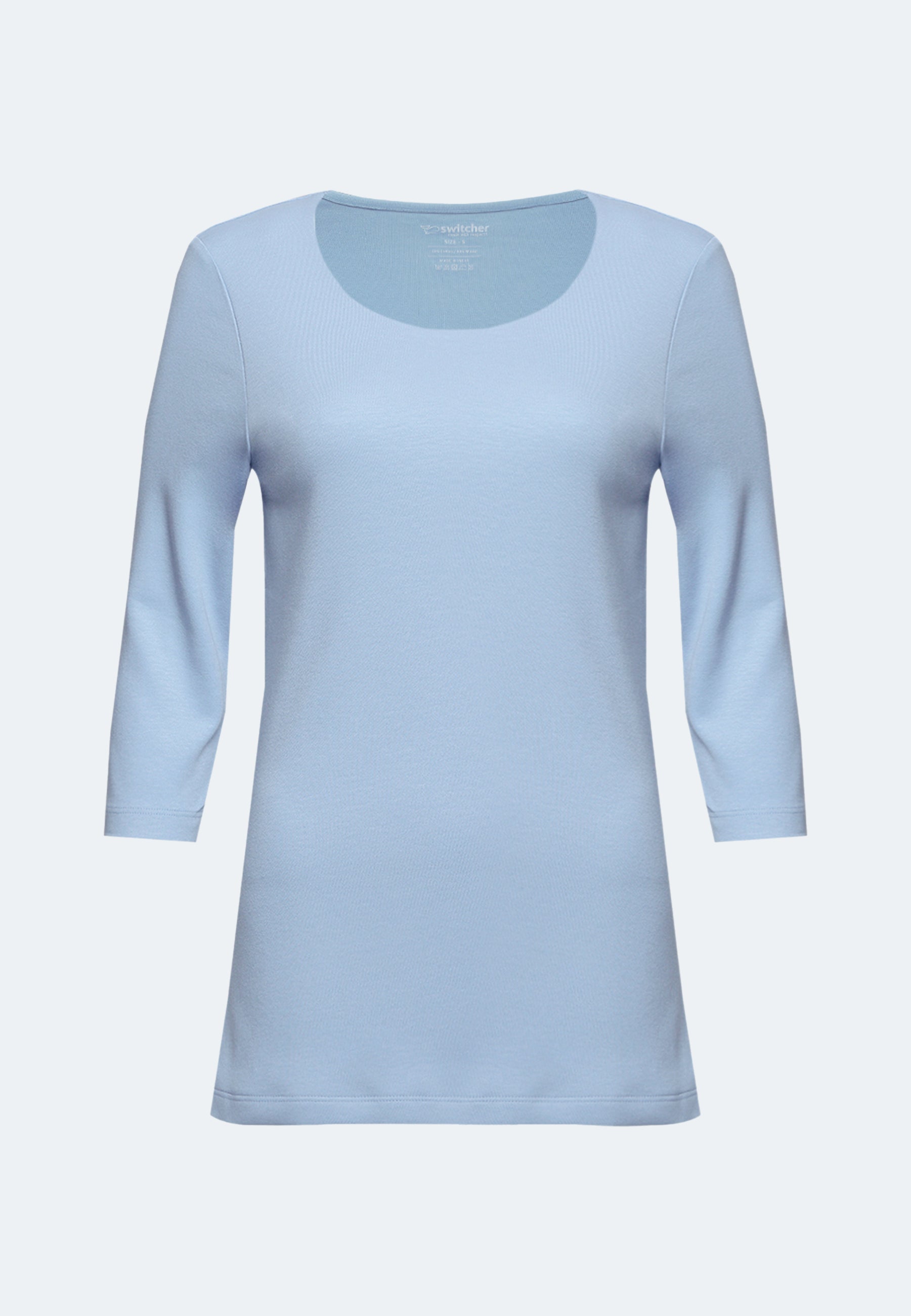 Switcher longsleeve tisha color/205 blue soul