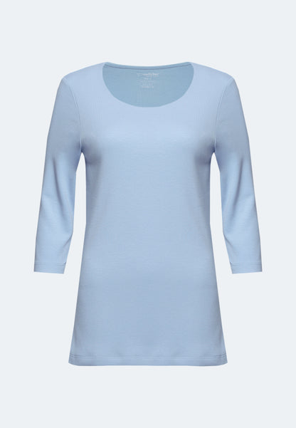 Switcher longsleeve tisha color/205 blue soul