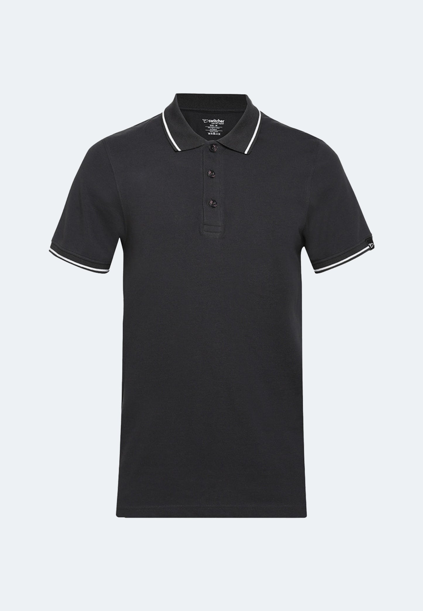 Switcher men's polo ben color/410 arsenic