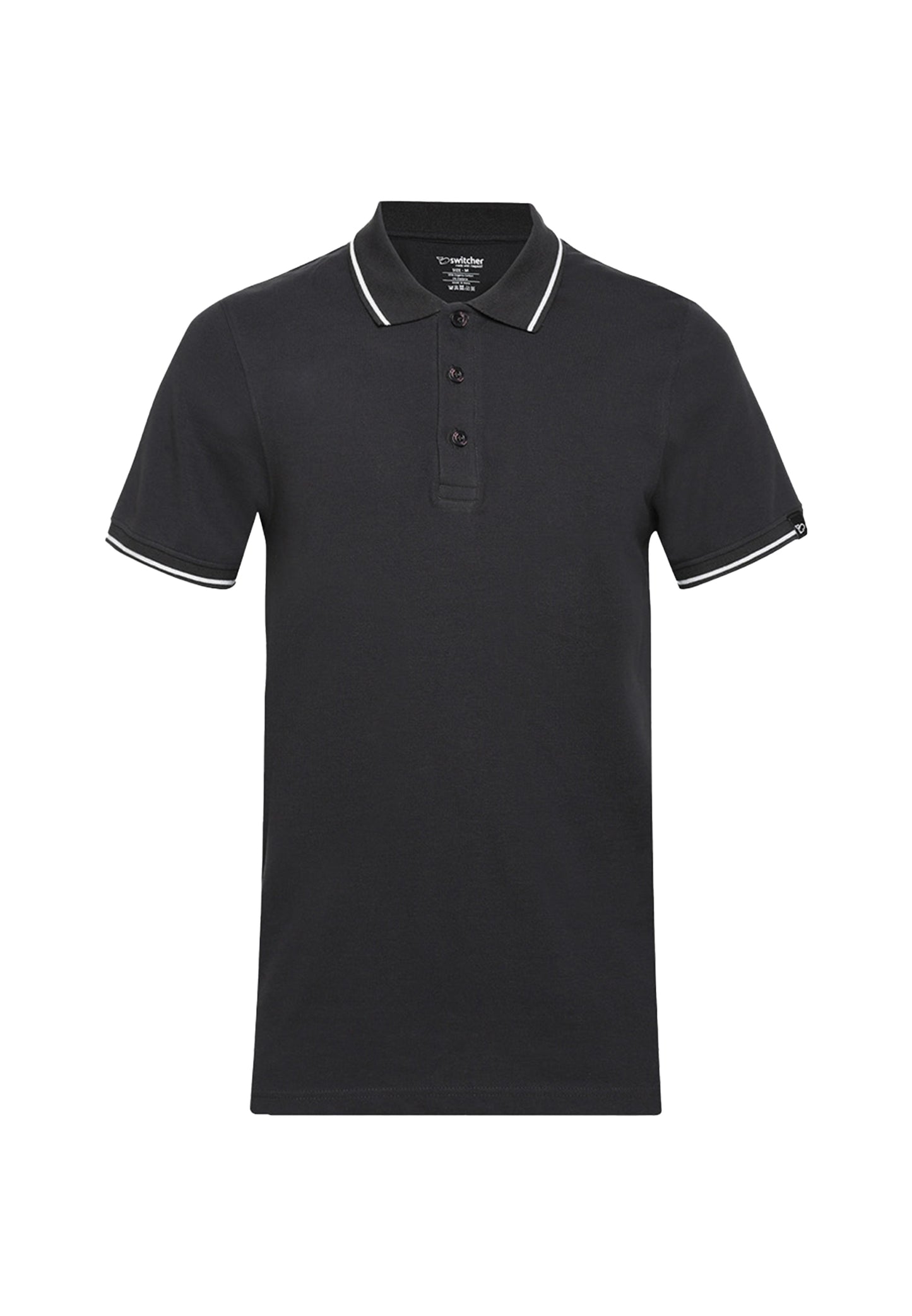 Switcher men's polo ben color/410 arsenic