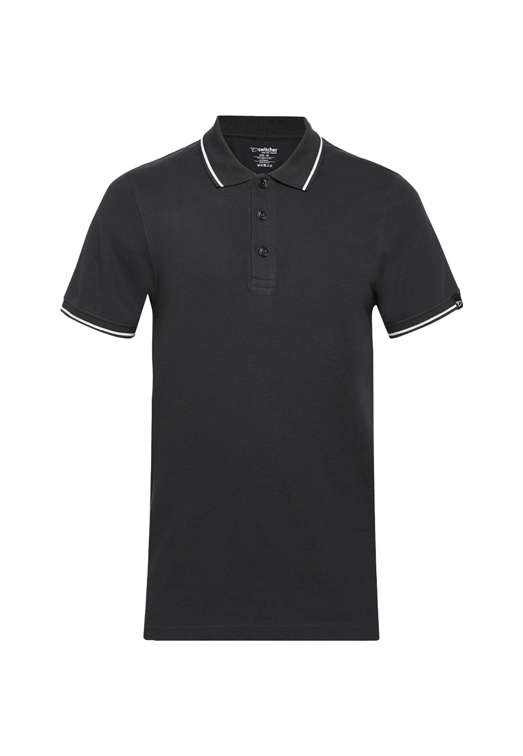 Switcher men's polo ben color/arsenic