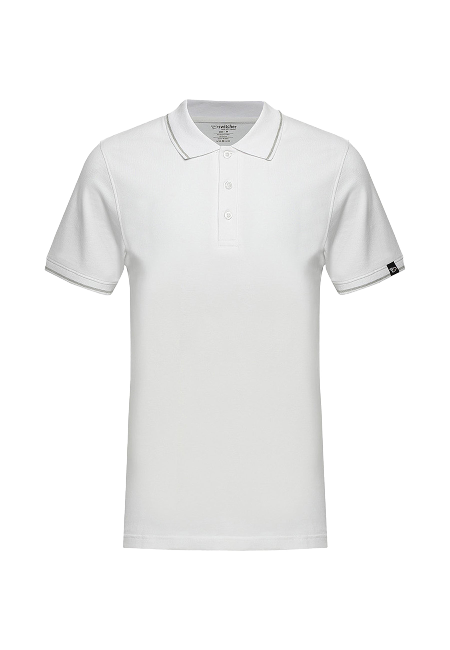 Contrast polo with elastane Ben