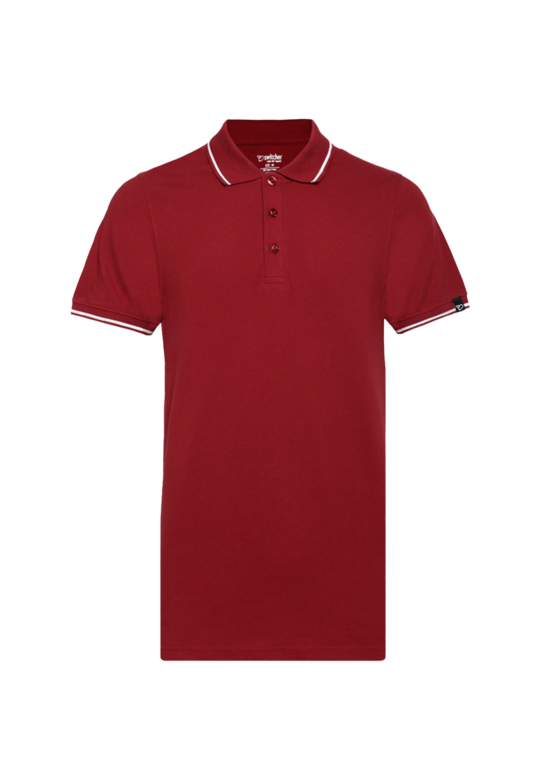 Contrast polo with elastane Ben
