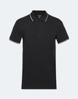 Contrast polo with elastane Ben