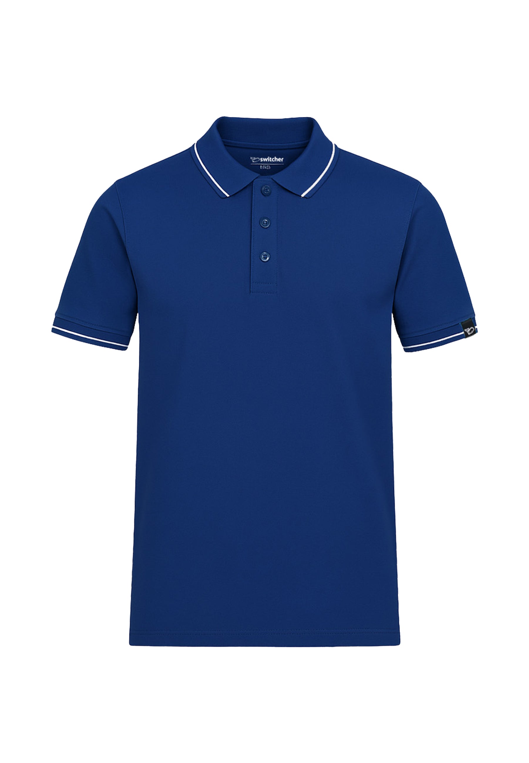 Contrast polo with elastane Ben
